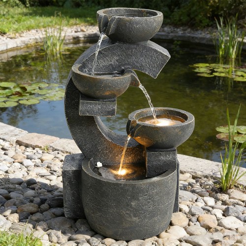 Electric large patio statues - patio,