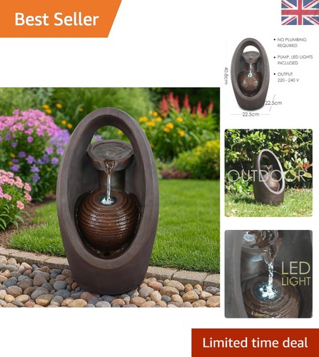 Garden water feature oval - garden,
