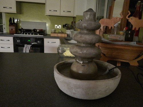 Ripple effect stone fountain - ripple,