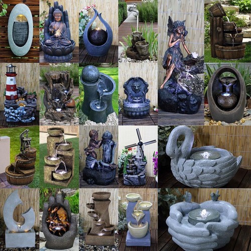 Garden fountain water feature - fountain,