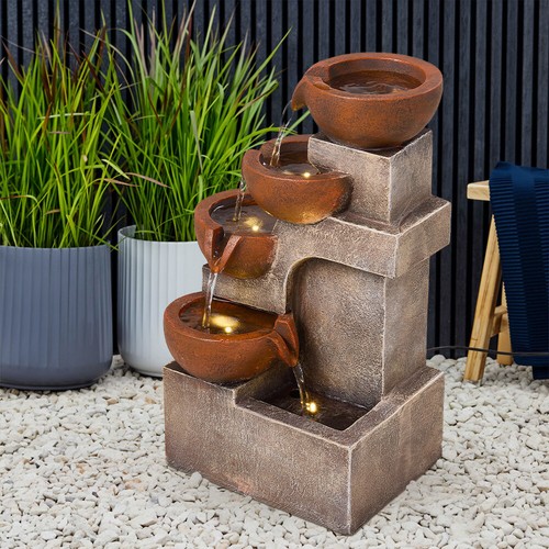 Solar garden water - water, feature