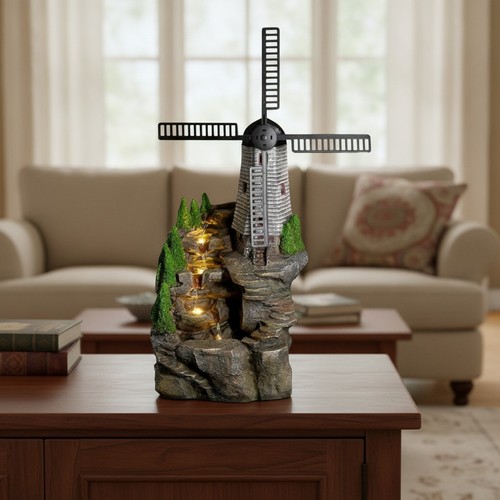 Garden water feature - feature, windmill