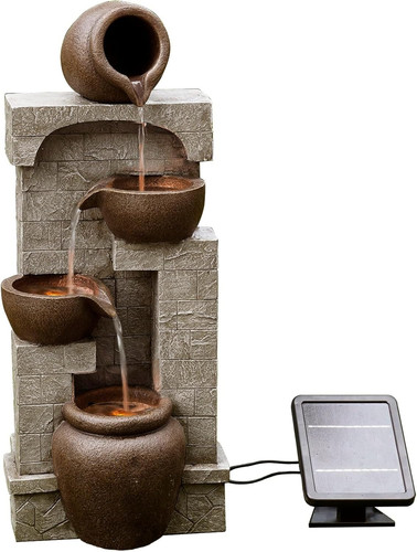 Solar powered water feature - solar,