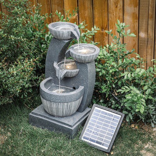 Solar 220v water feature - water,