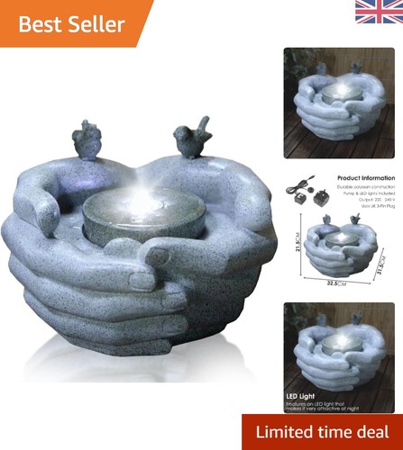 Cupped hands garden water - cupped,
