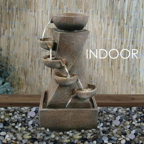 Garden water feature cascading - water,