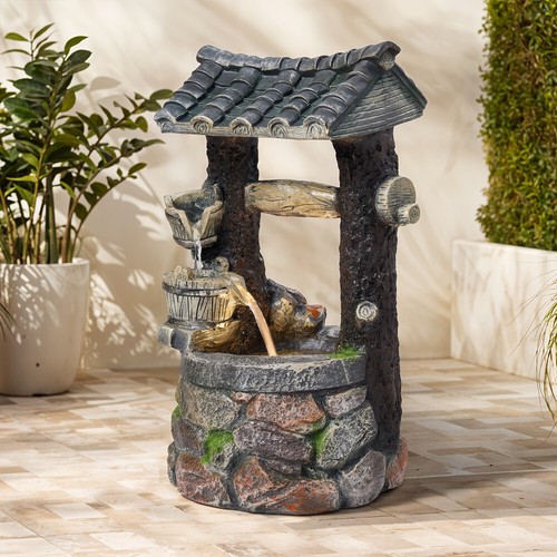 Garden water feature fountain - water,