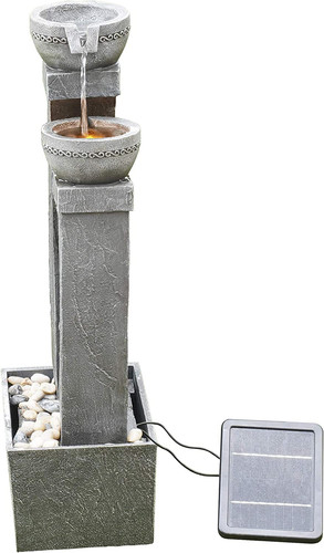 Solar powered water feature - powered,