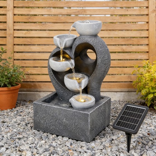 Garden solar water feature led - garden,